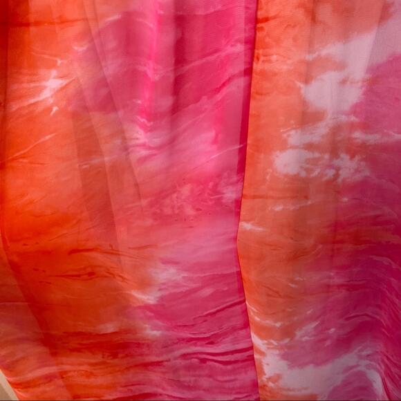 Jennifer Lopez Pink Purple WaterColor Tunic Medium - Picture 5 of 11